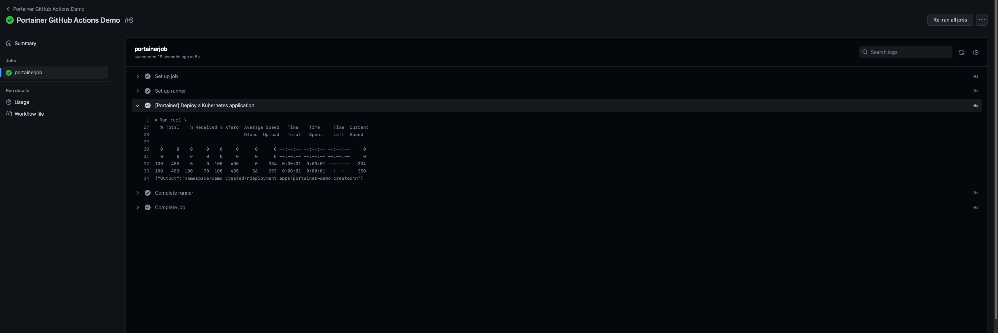 10 - GitHub Actions Reseults