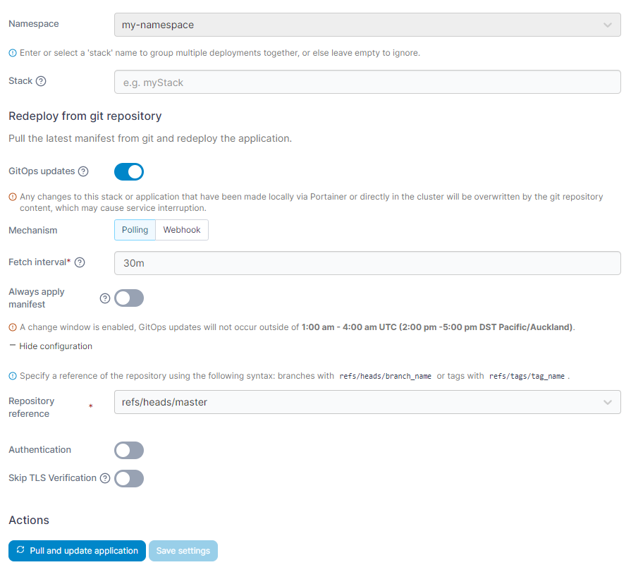 Automatic manifest generation with governed GitOps